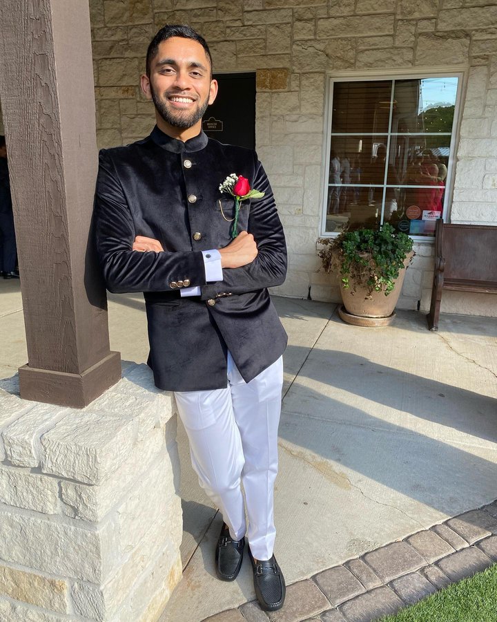 Black Velvet Jodhpuri Suit for Men