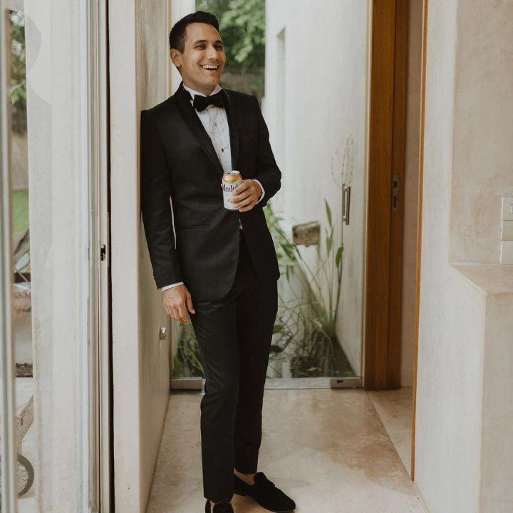 Black Shawl Lapel Tuxedo with Bow Tie