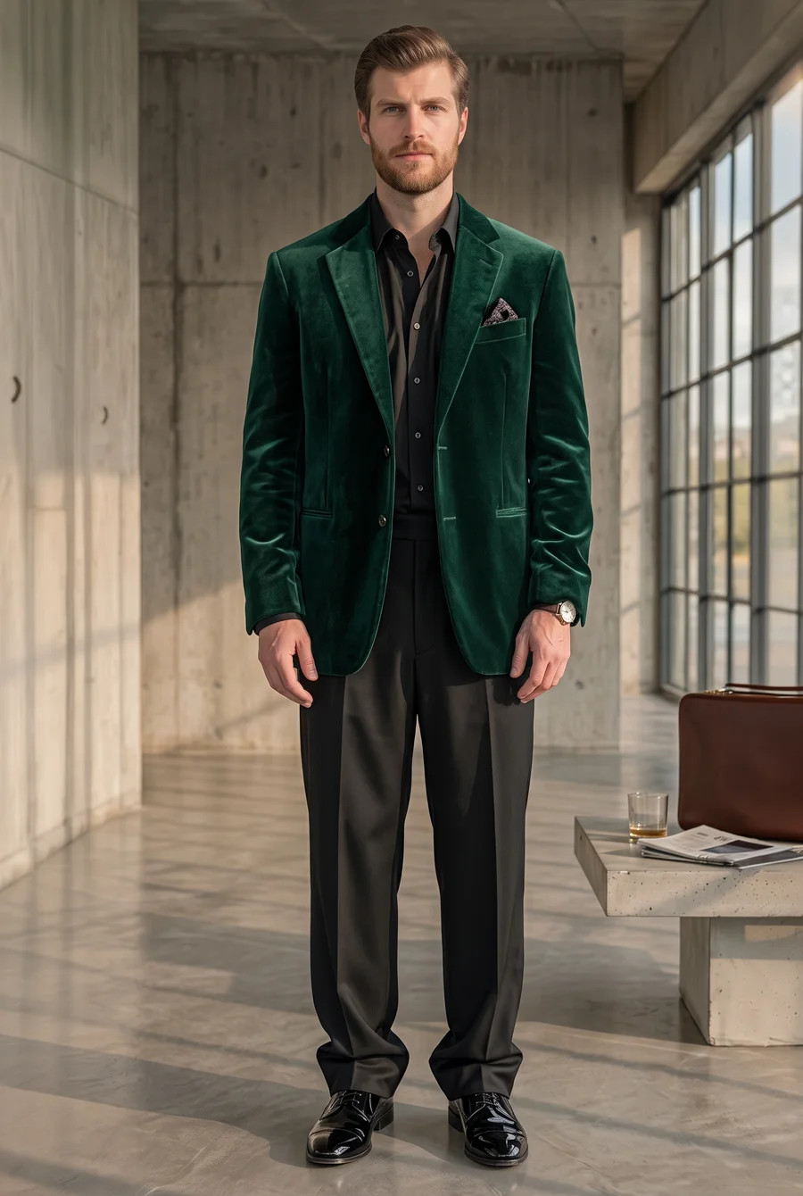 Bad Fit Velvet Blazer