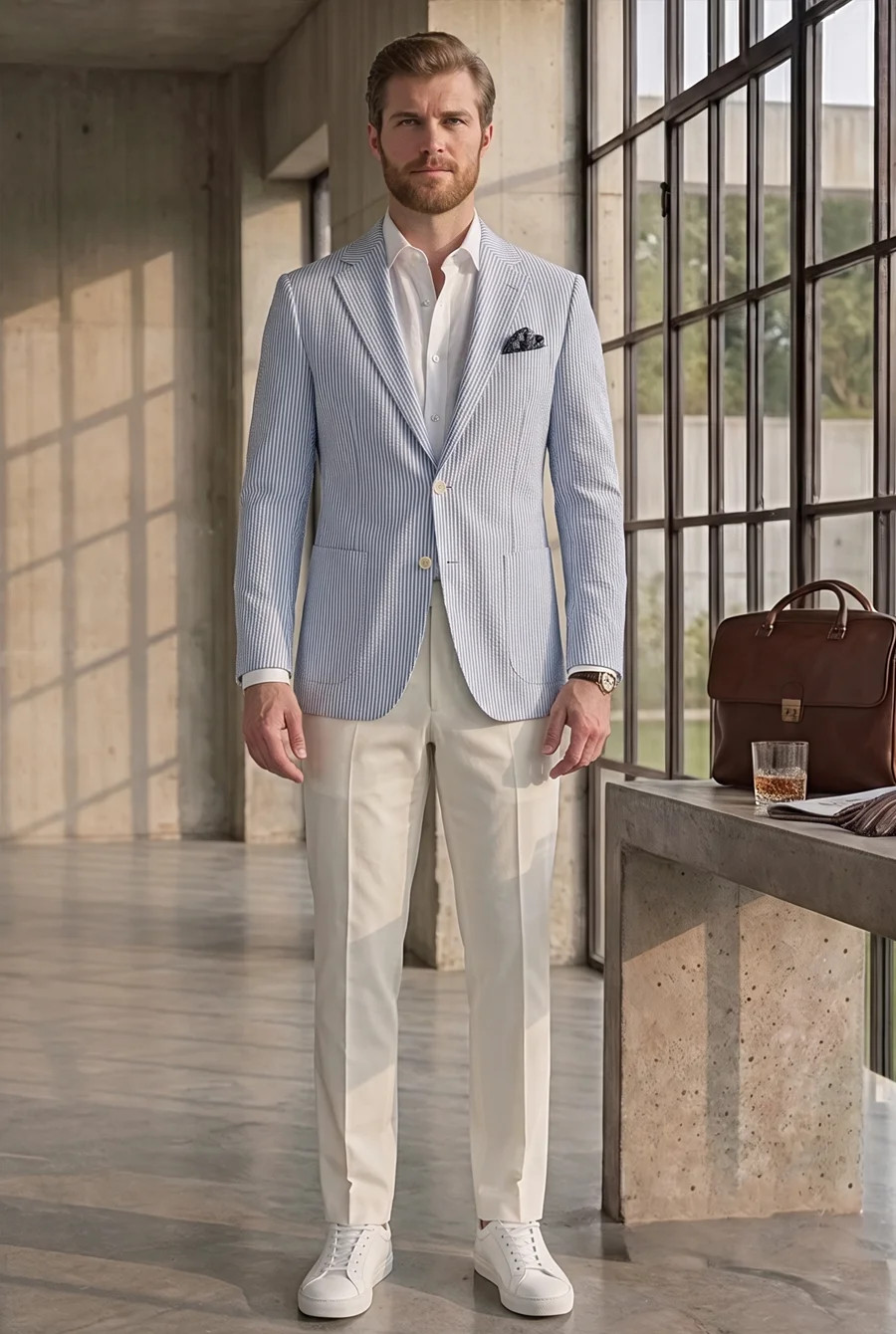 Hangrr Custom Fit Cotton Blazer