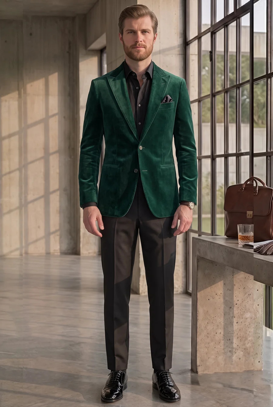 Custom Made Velvet Blazer