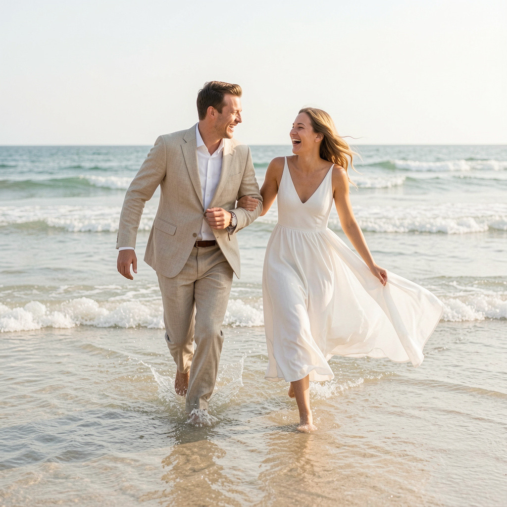A Guide to Men’s Linen Suits for Beach Weddings: 7 Tips To Rock the Shoreline in Style
