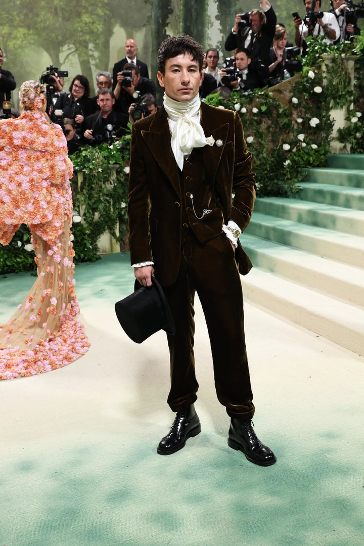 Rust Brown Velvet Tuxedo for Men