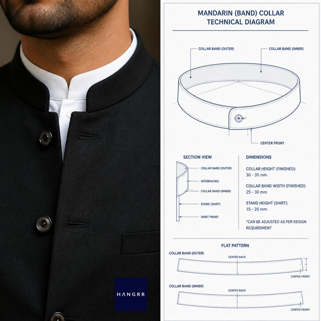 mandarin collar shirt