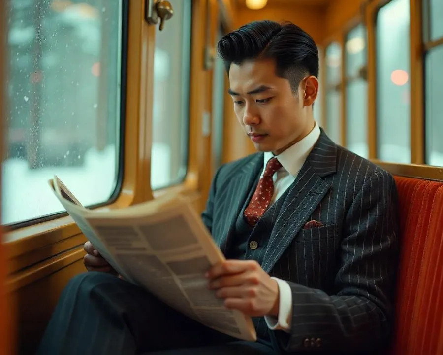 How to Master the Chalk Stripe Suit 