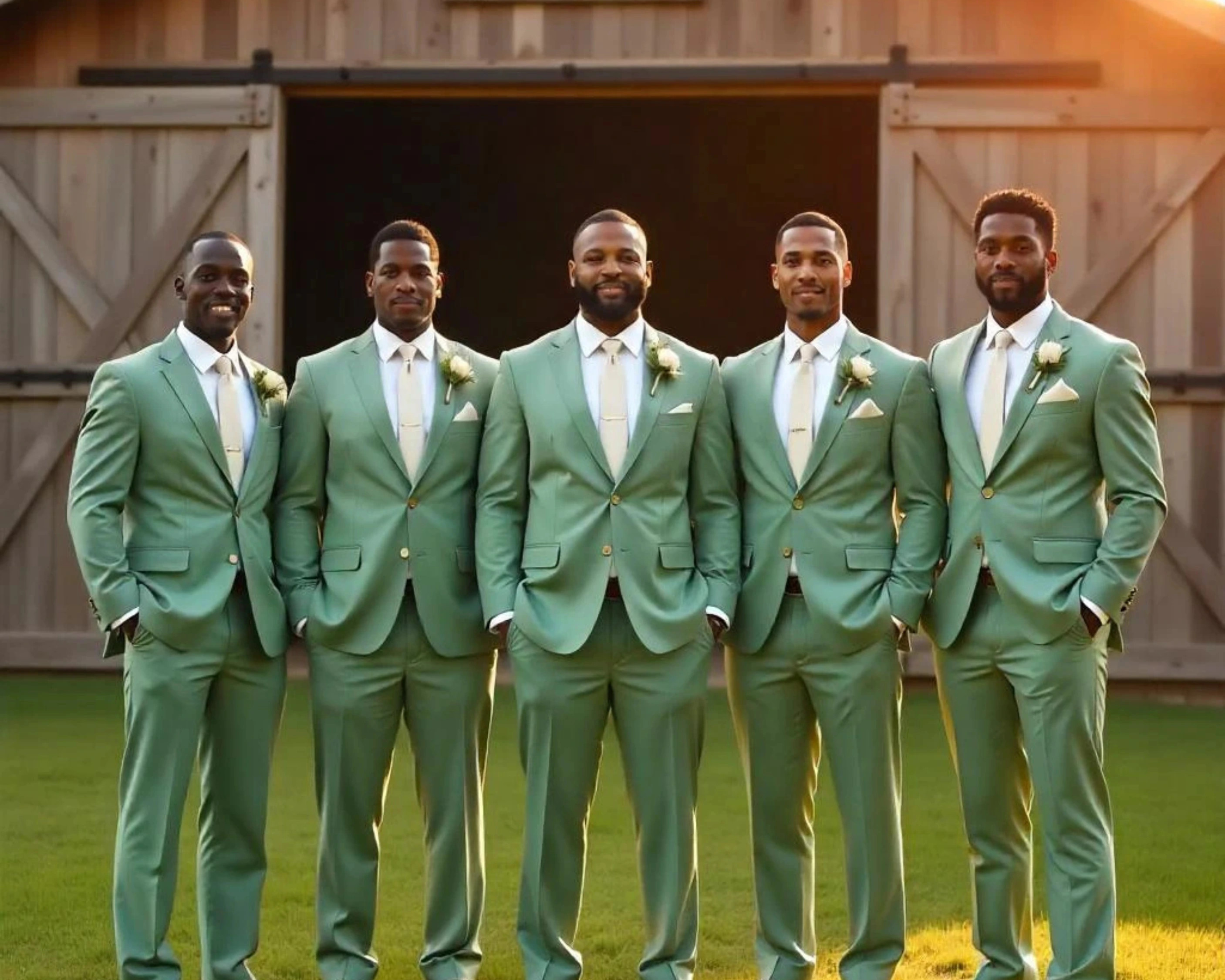 Sage Green Suit - Summer Staple for Modern Men