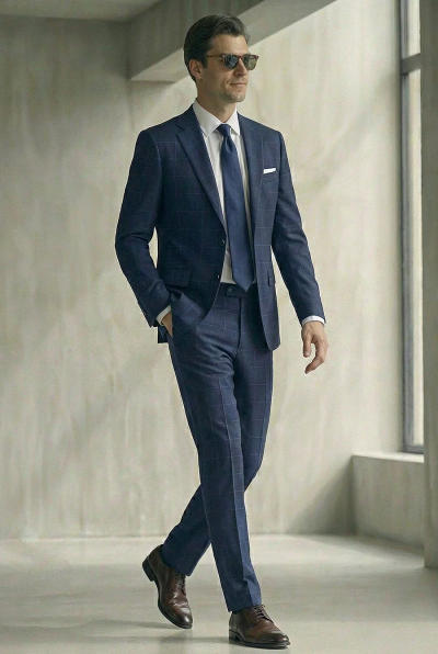 Design custom business suits for men online - Hangrr