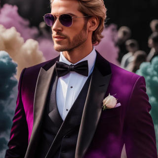 Velvet tuxedos