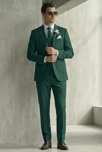 Design custom wedding suits and tuxedos for grooms