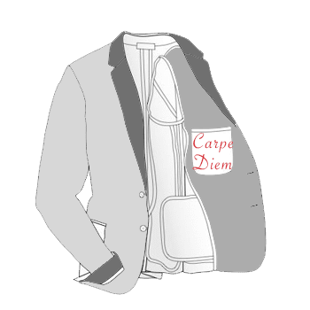 Monogram suit jacket