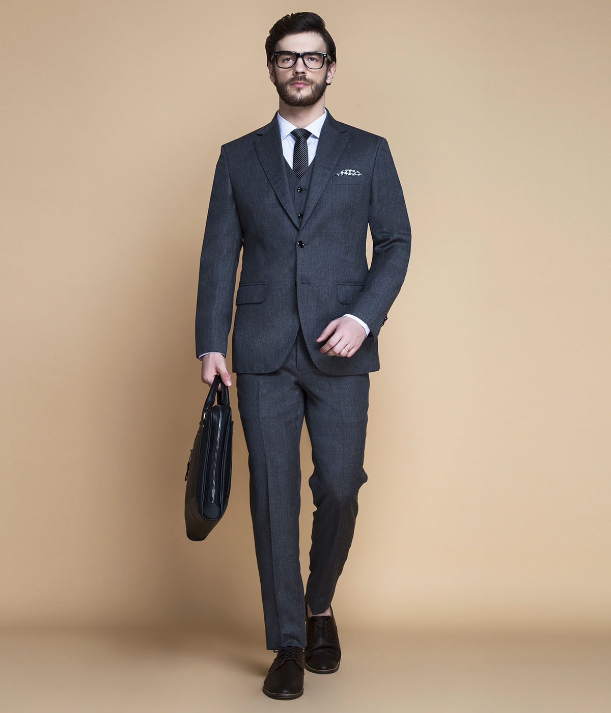 Windsor Grey Flannel Suit-mbview-1