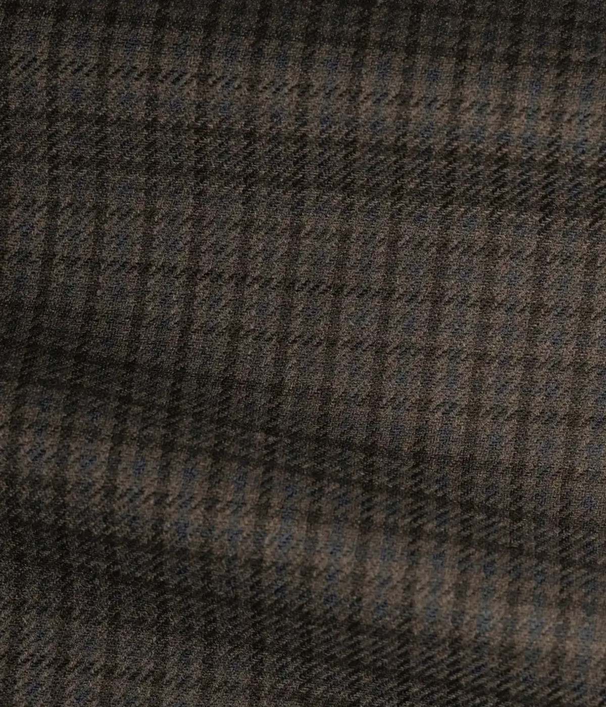 Moss Brown Houndstooth Wool Suit- view-3