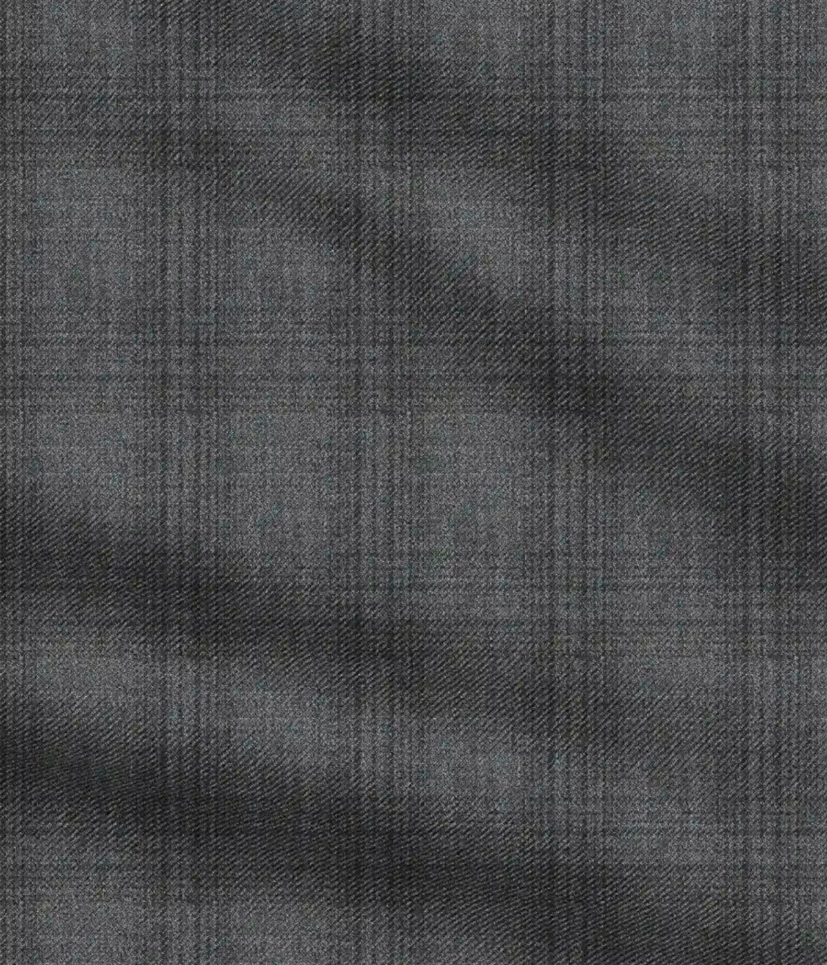 Grey Checks Pure Wool Suit- view-3