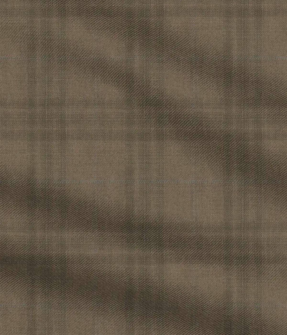 Sand Brown Checks Wool Suit- view-3