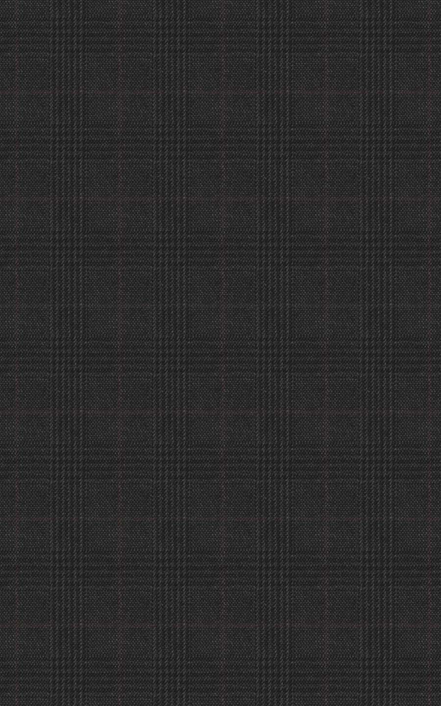 Charcoal Grey Plaid Vegan Suit-tailored-fit