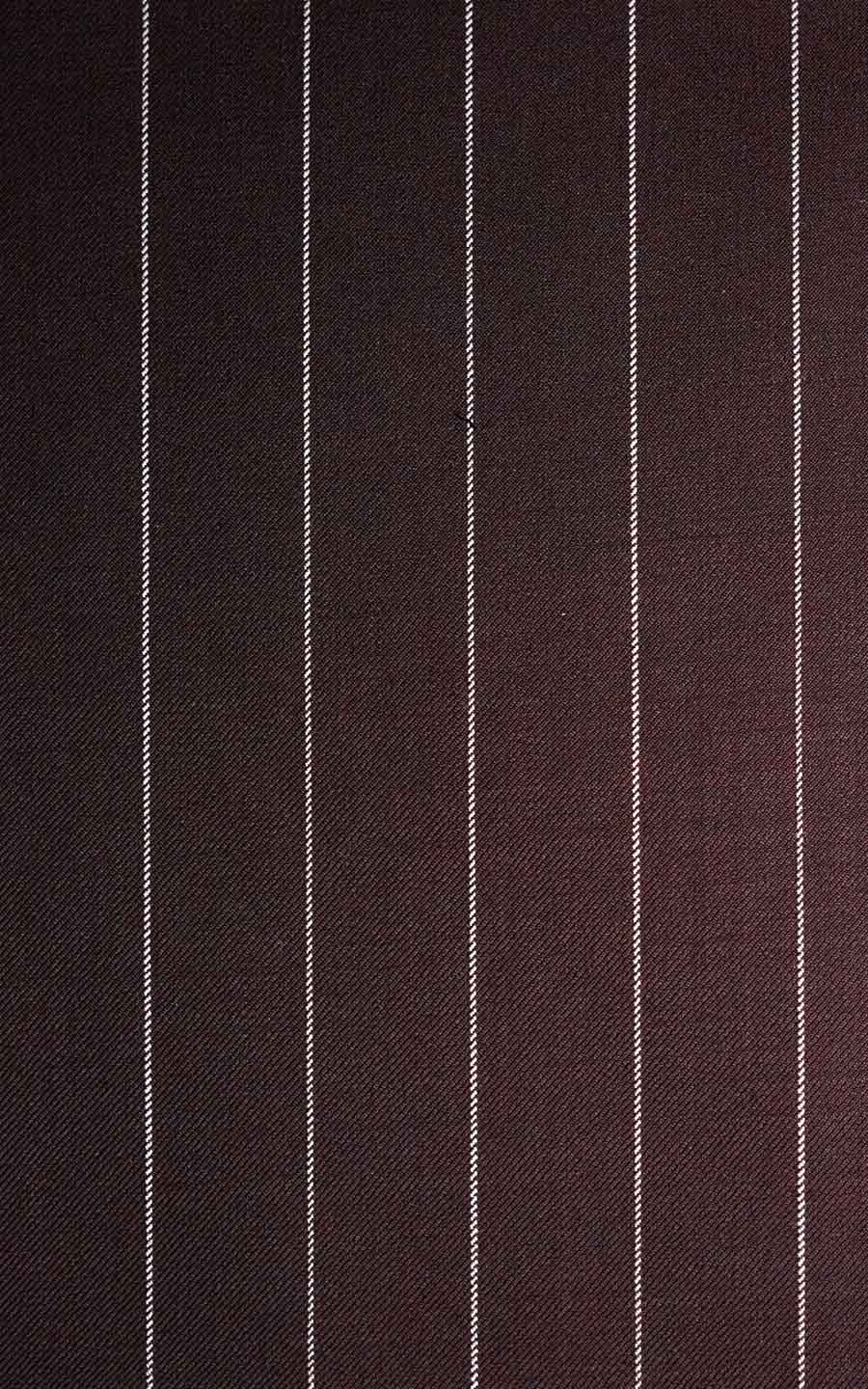 Maroon Striped Wool
