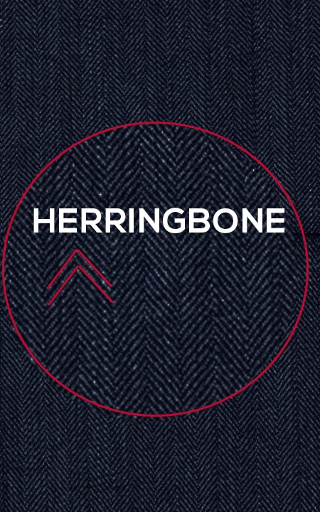 Blue Gray Herringbone Custom Blazer-tailored-fit