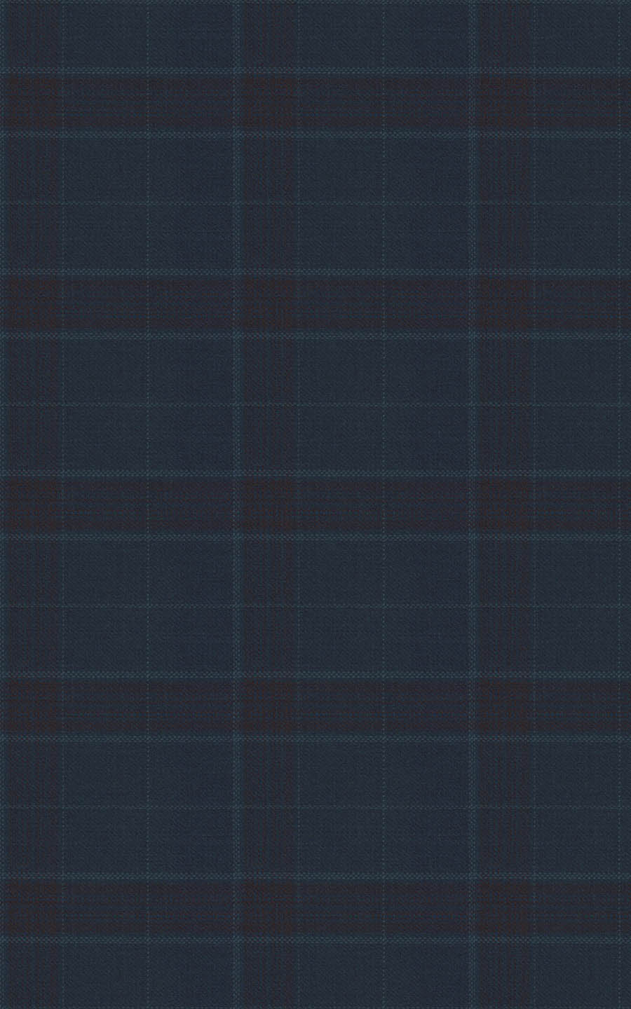 Teal Blue Checks Wool