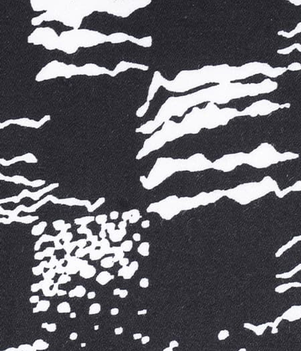 White Black Batik Print Shirt- view-3