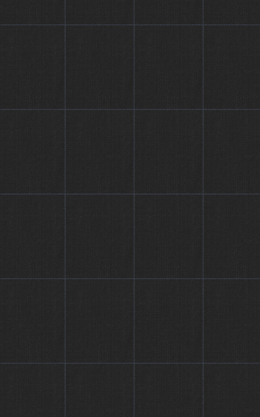 Blue Checks Black Plaid Wool