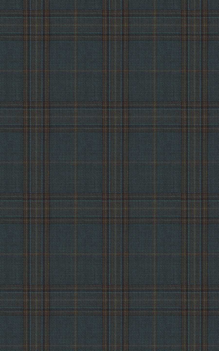 Michigan Green Checks Pure Wool