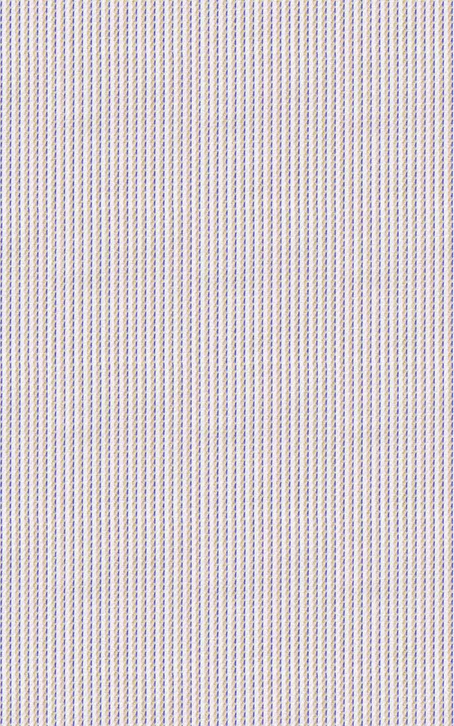 Cream Pinstripe Giza Shirt-tailored-fit