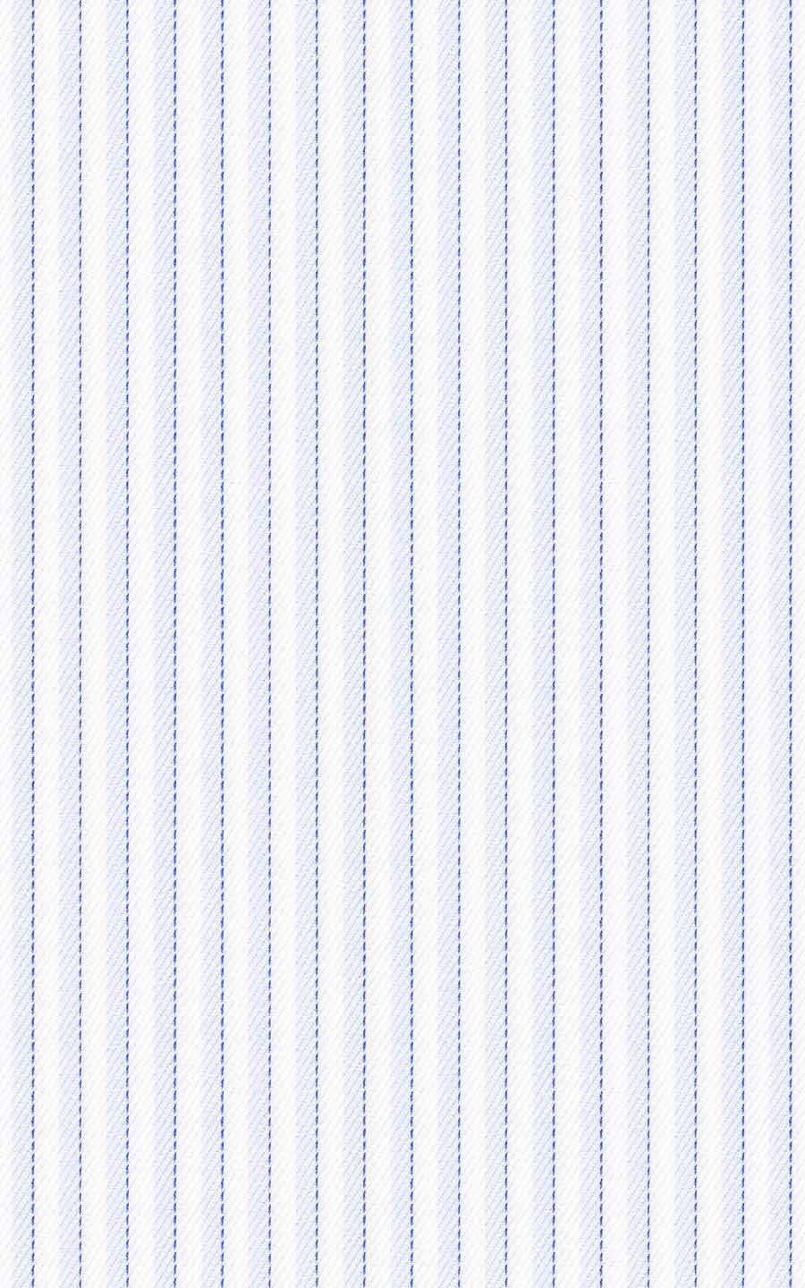 White Blue Stripe Soktas Shirt-tailored-fit