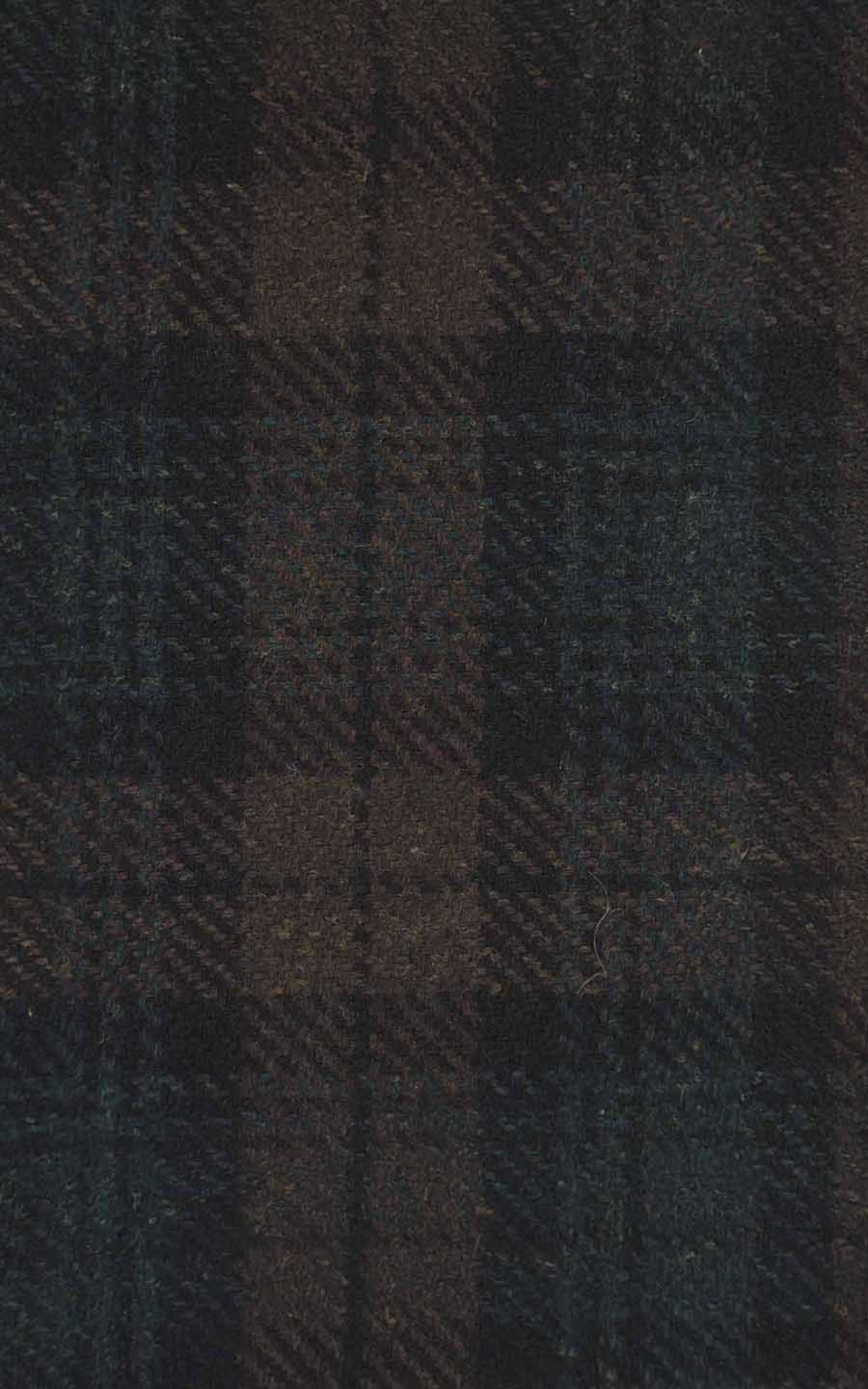 Forest Green Plaid Vegan Tweed