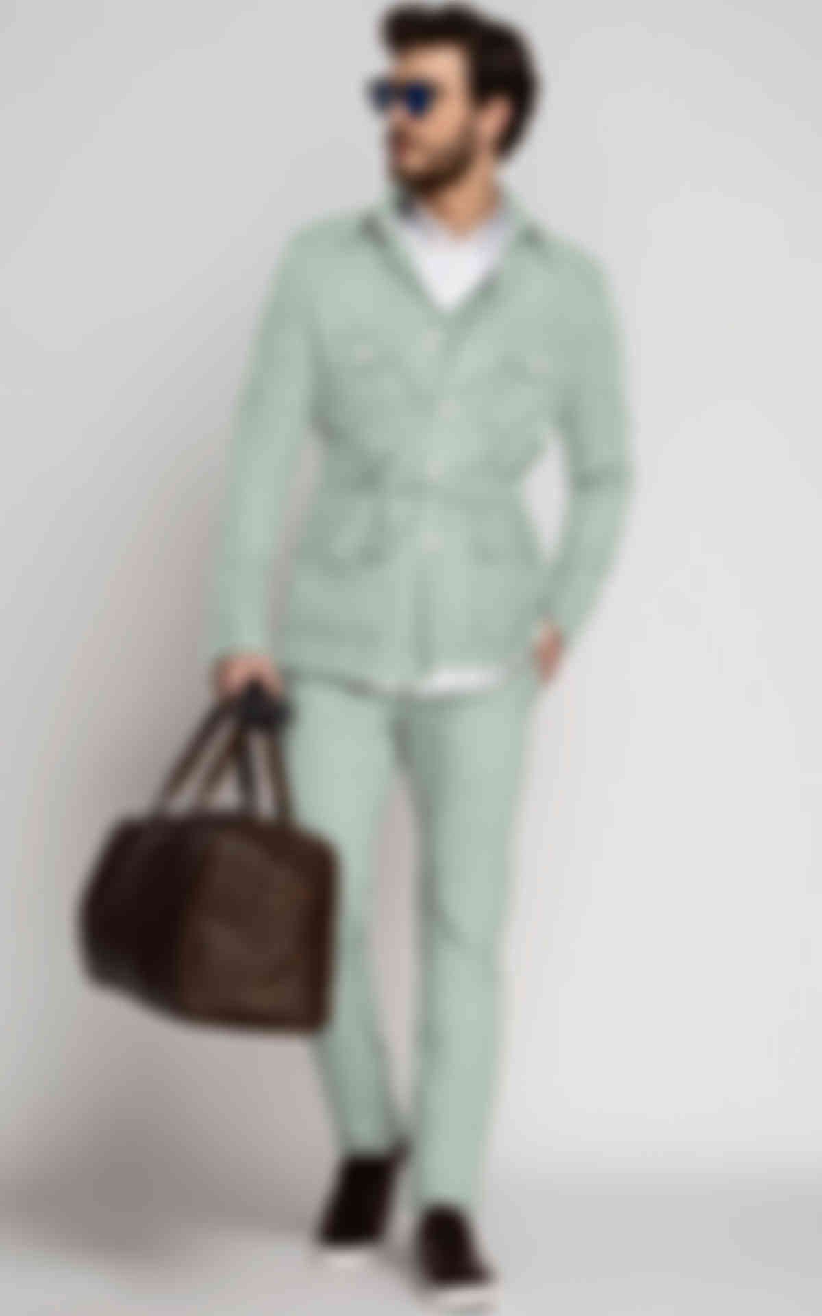 Pastel Mint Military Suit image