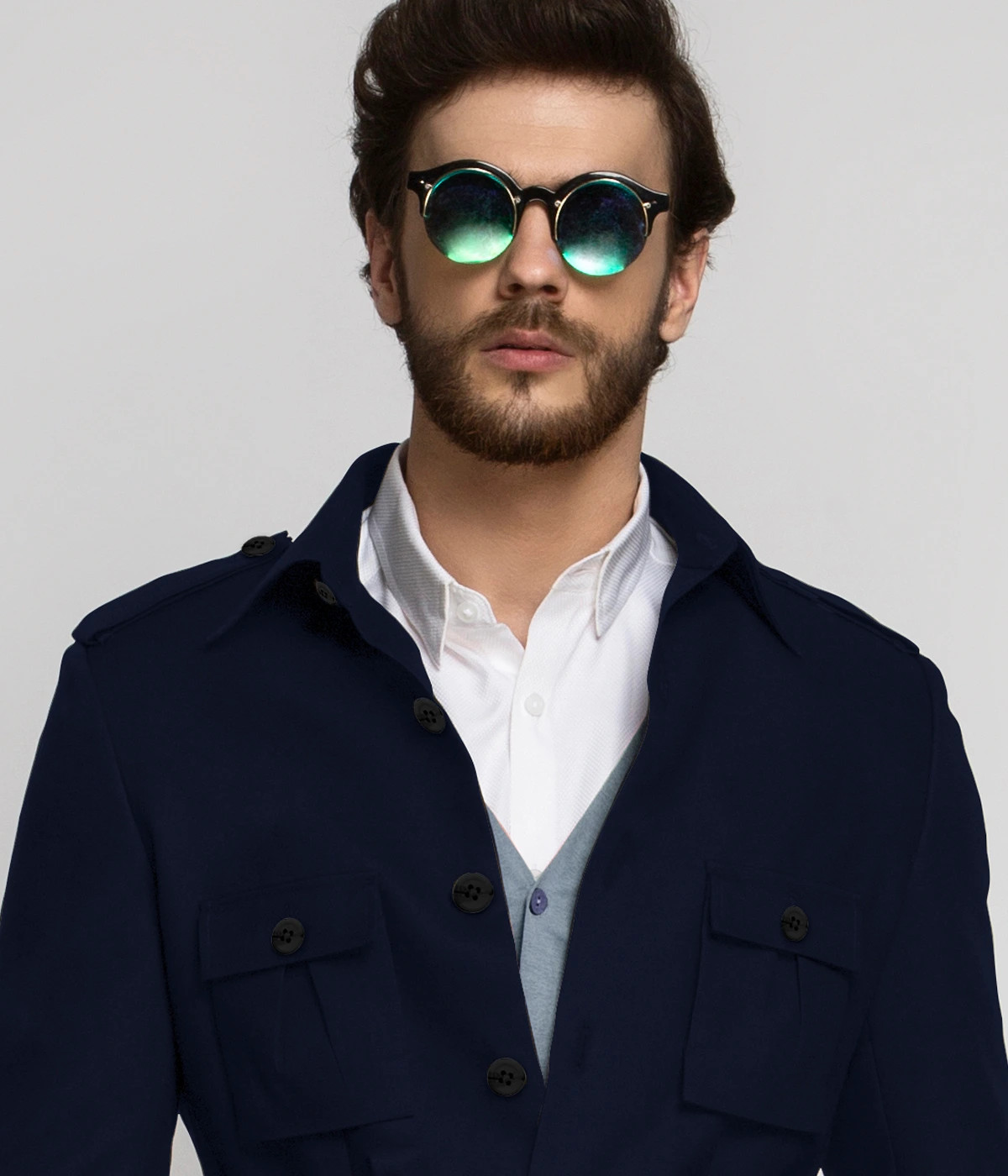 Marine Blue Military Suit-1