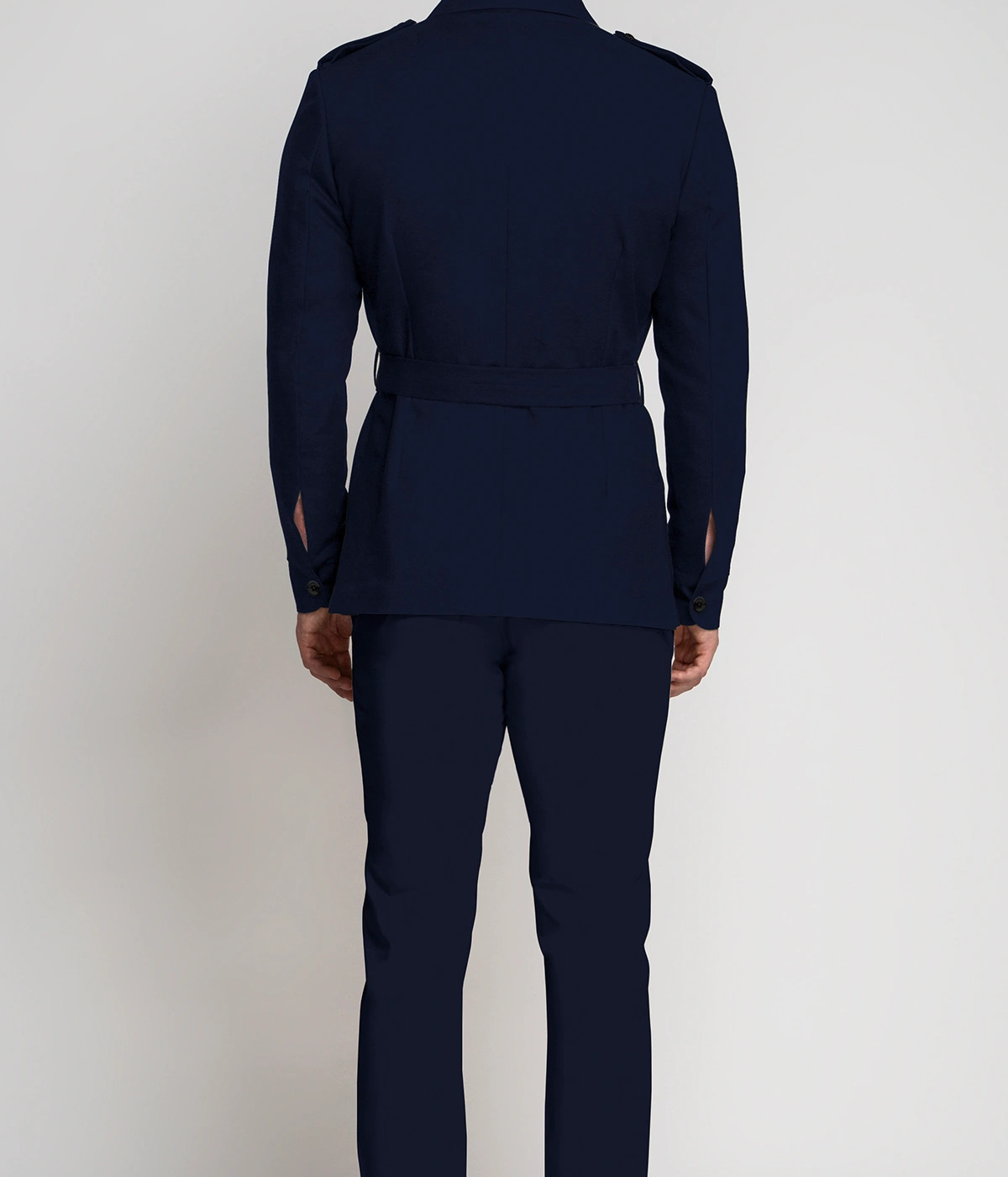 Marine Blue Military Suit- view-1