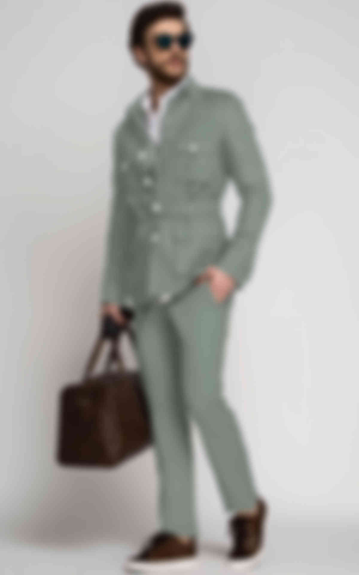 Moss Green Military Suit
