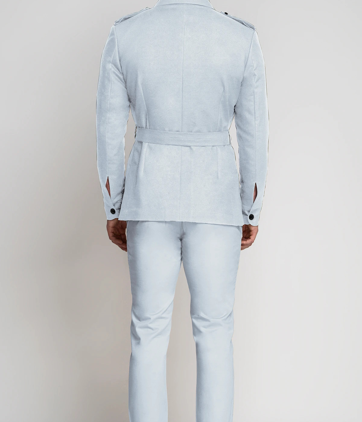 Florida Sky Blue Military Suit- view-1