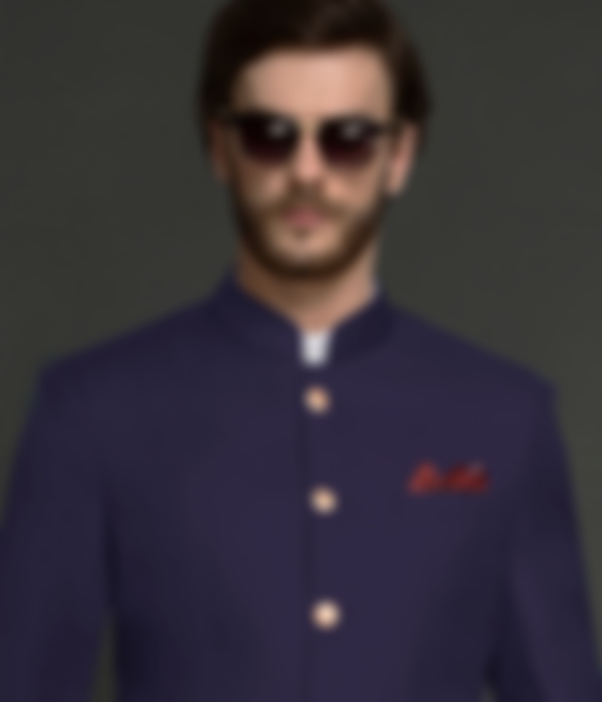 Ibiza Purple Wool Jodhpuri Suit-1