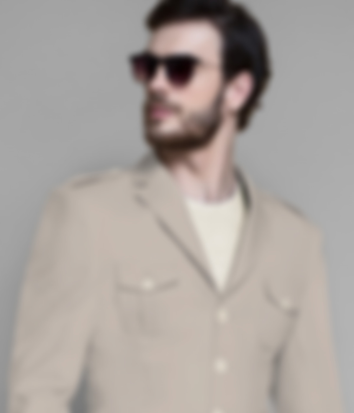 Muted Beige Leisure Suit-1