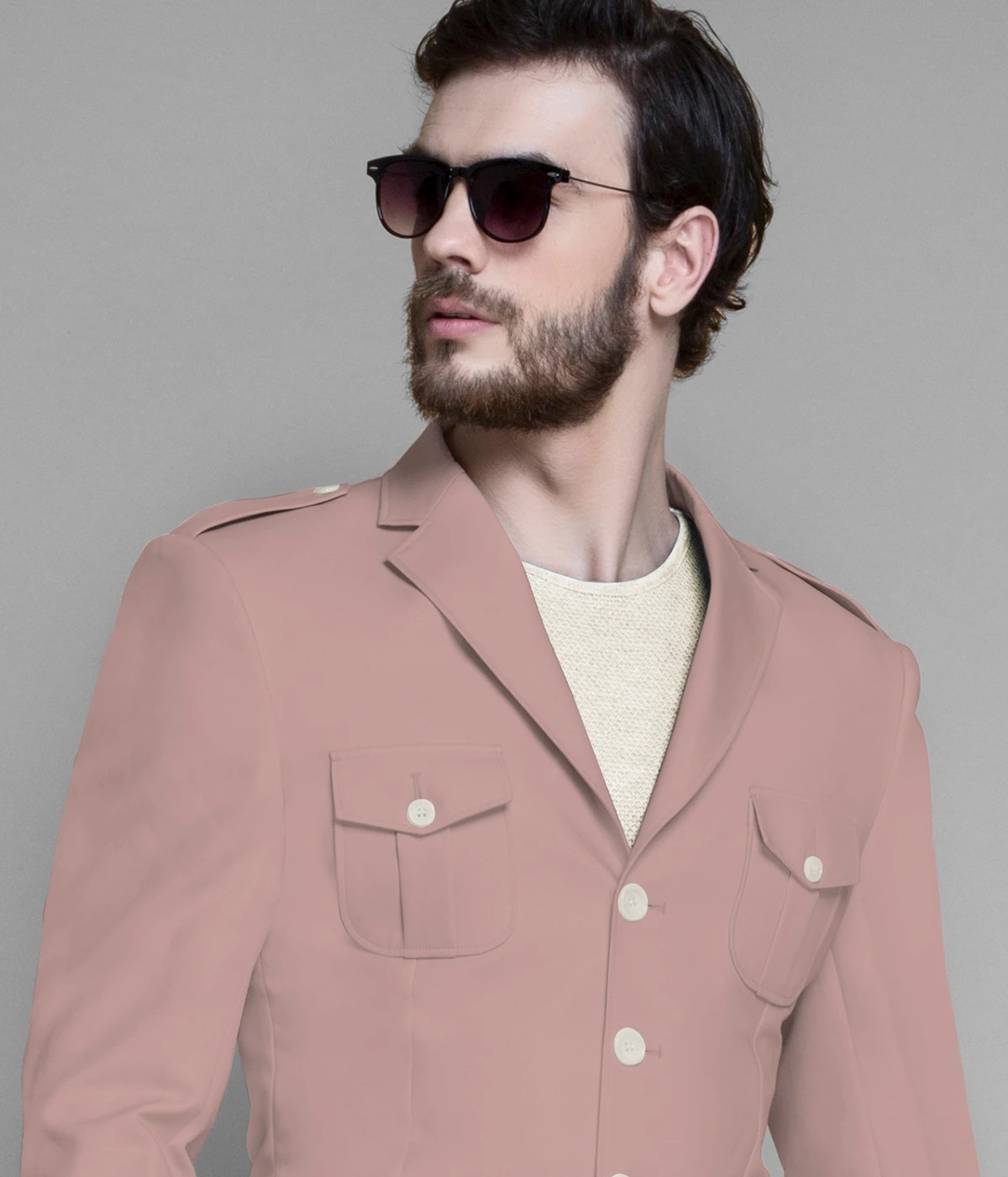 Blush Pink Leisure Suit-1