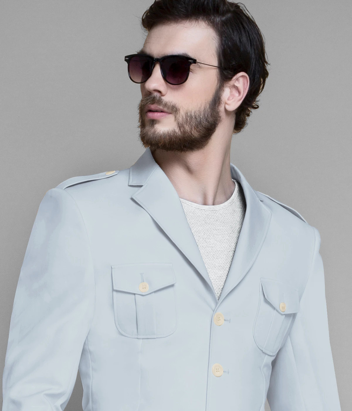 Florida Sky Blue Leisure Suit-1