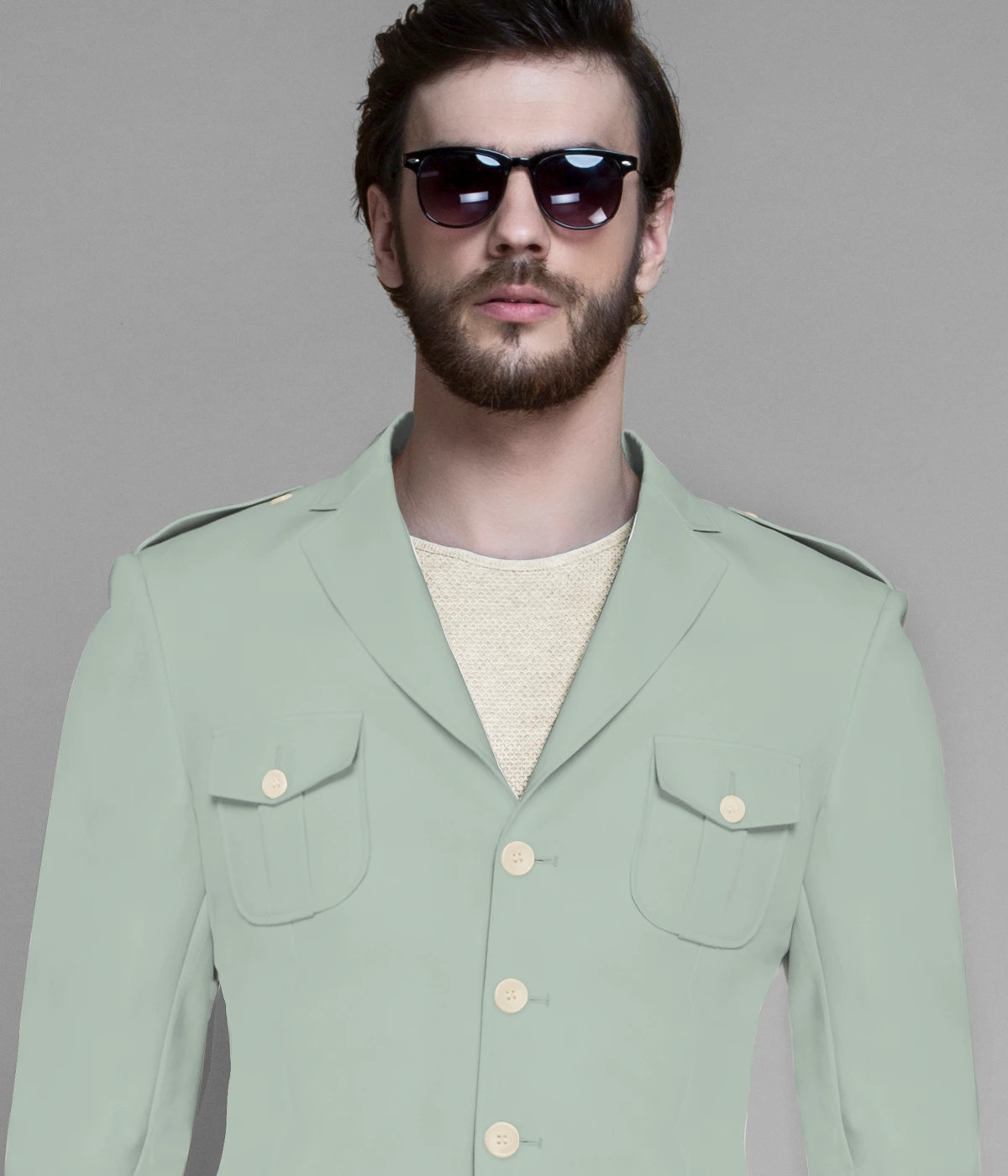 Pastel Mint Leisure Suit-1
