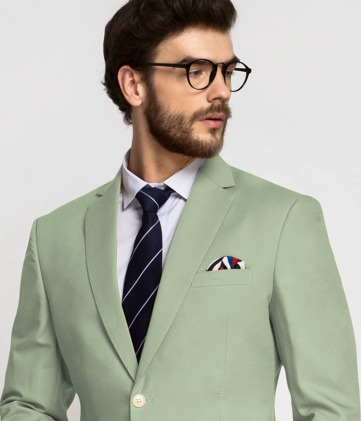 Spring Green Vegan Suit-1
