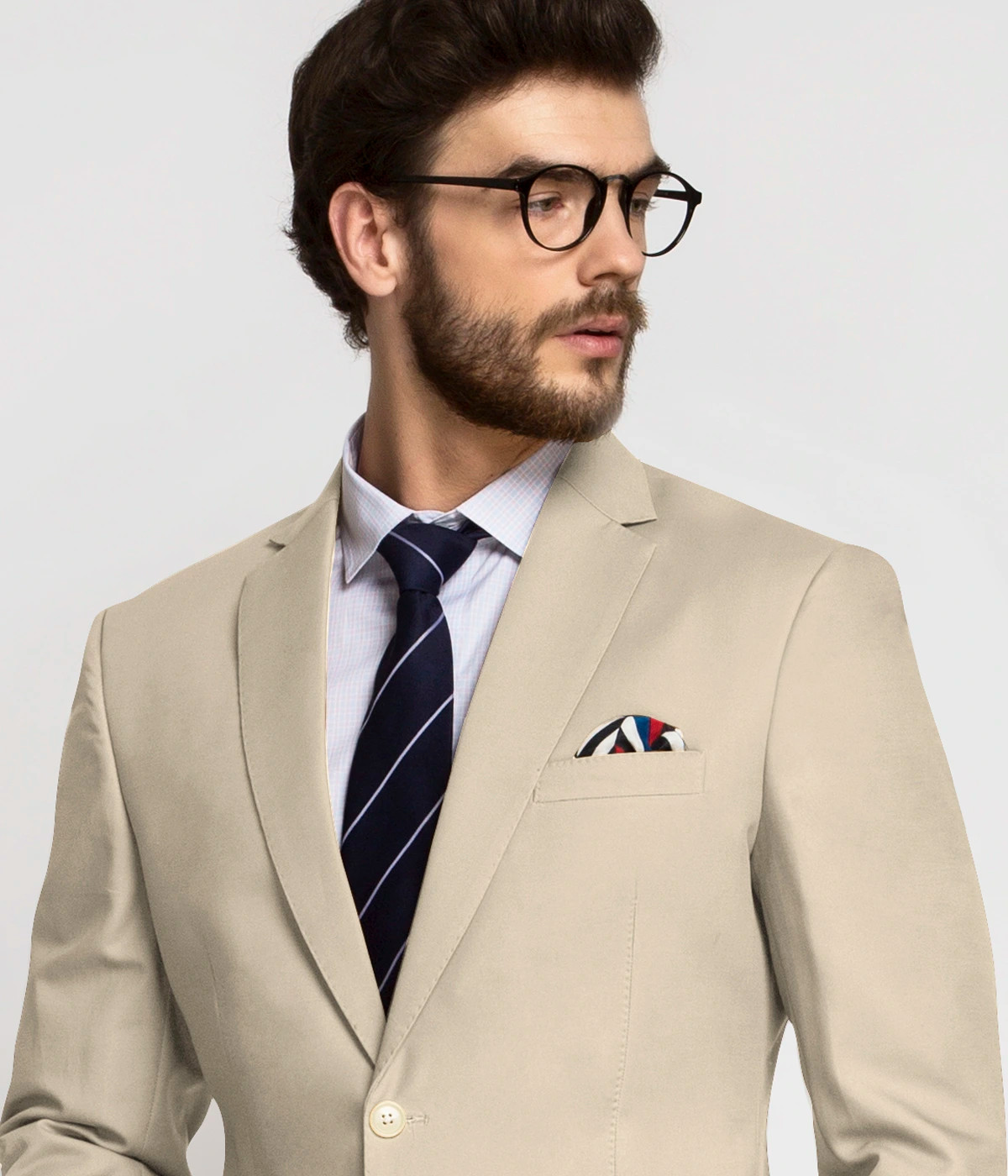 Sand Beige Vegan Suit-1