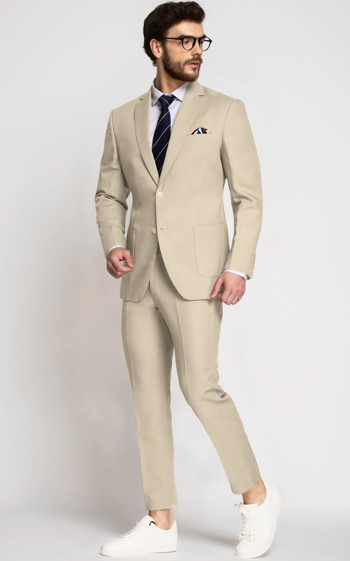 Sand Beige Vegan Suit