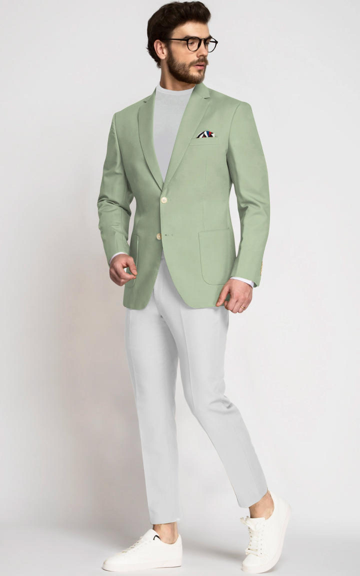 Spring Green Vegan Blazer image