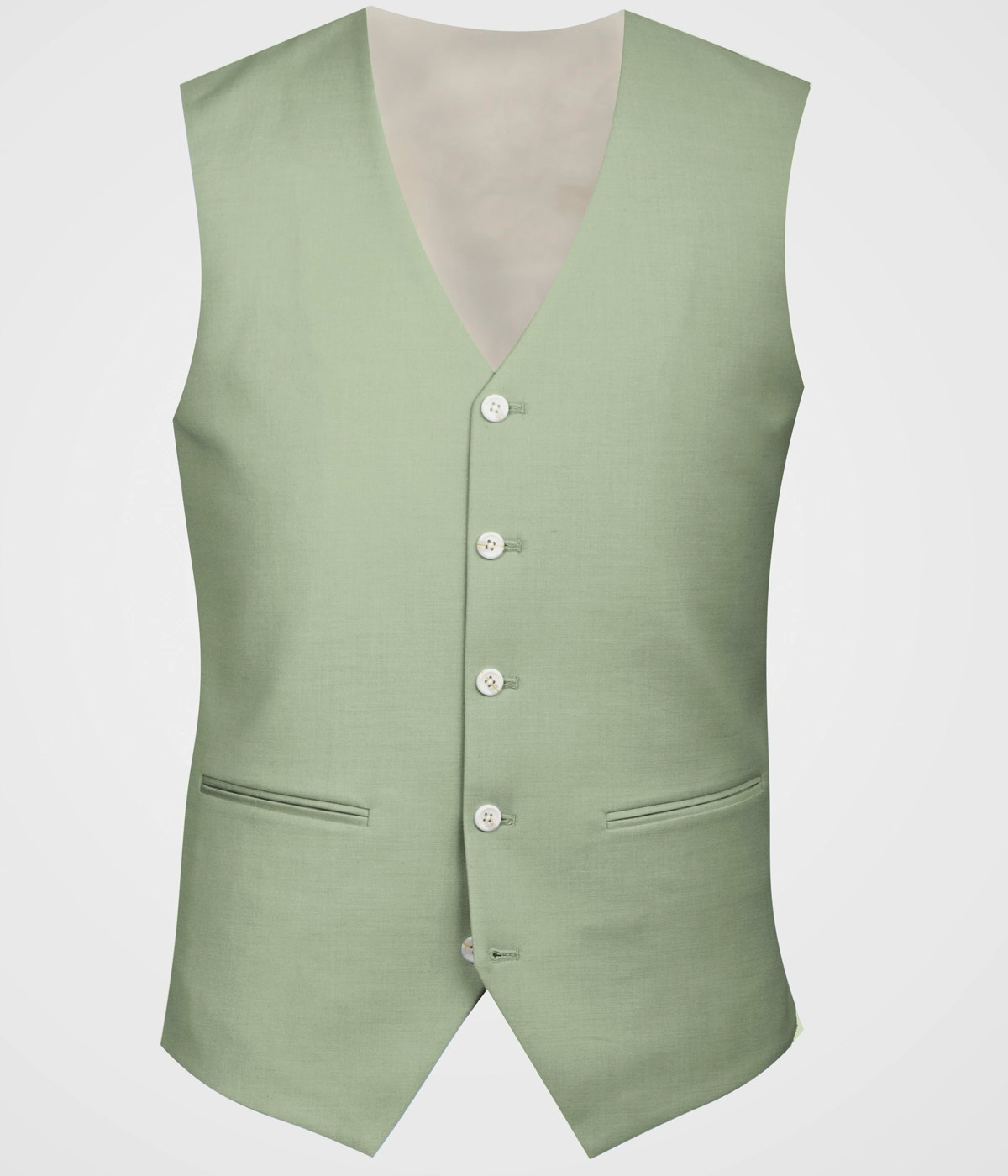 Spring Green Vegan Vest-1