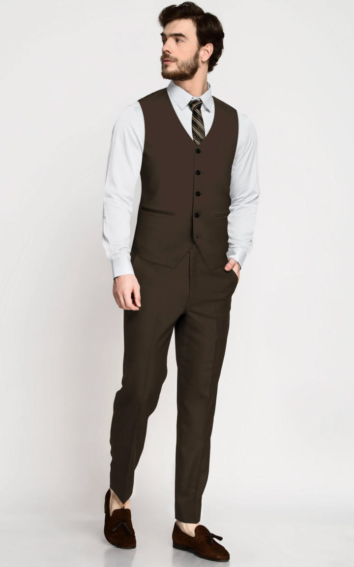 Country Brown Vegan Vest image