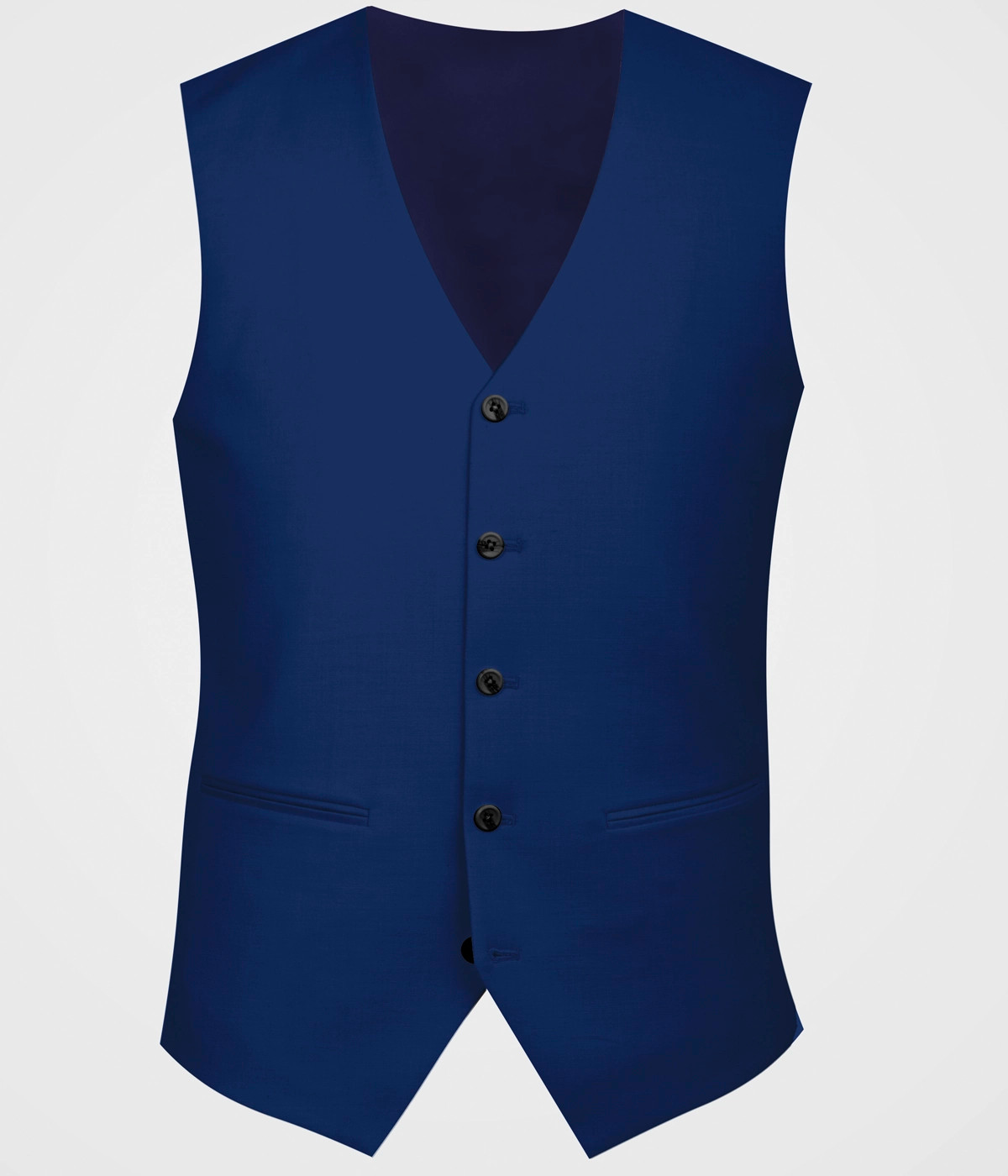 Royal Blue Vegan Vest-1