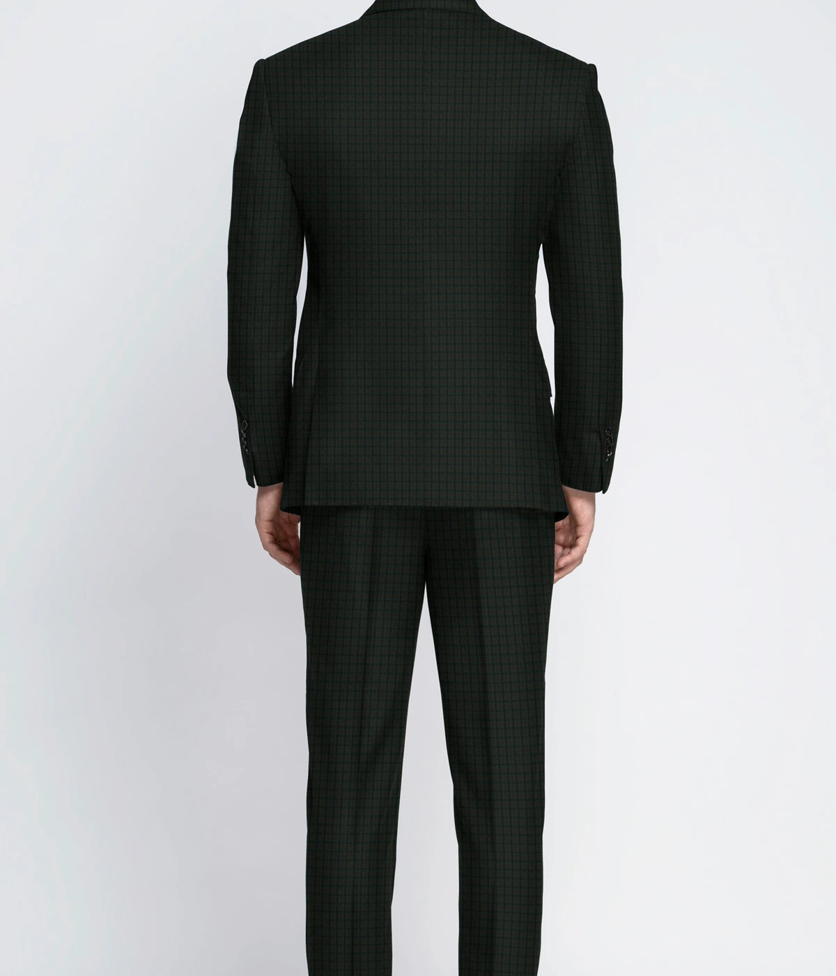 Sage Country Houndstooth Wool Suit- view-1
