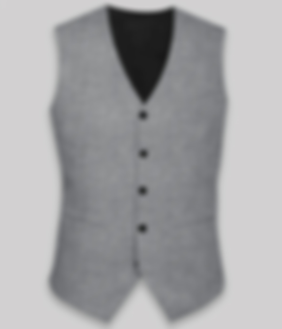 Pastel Grey Linen Vest-1