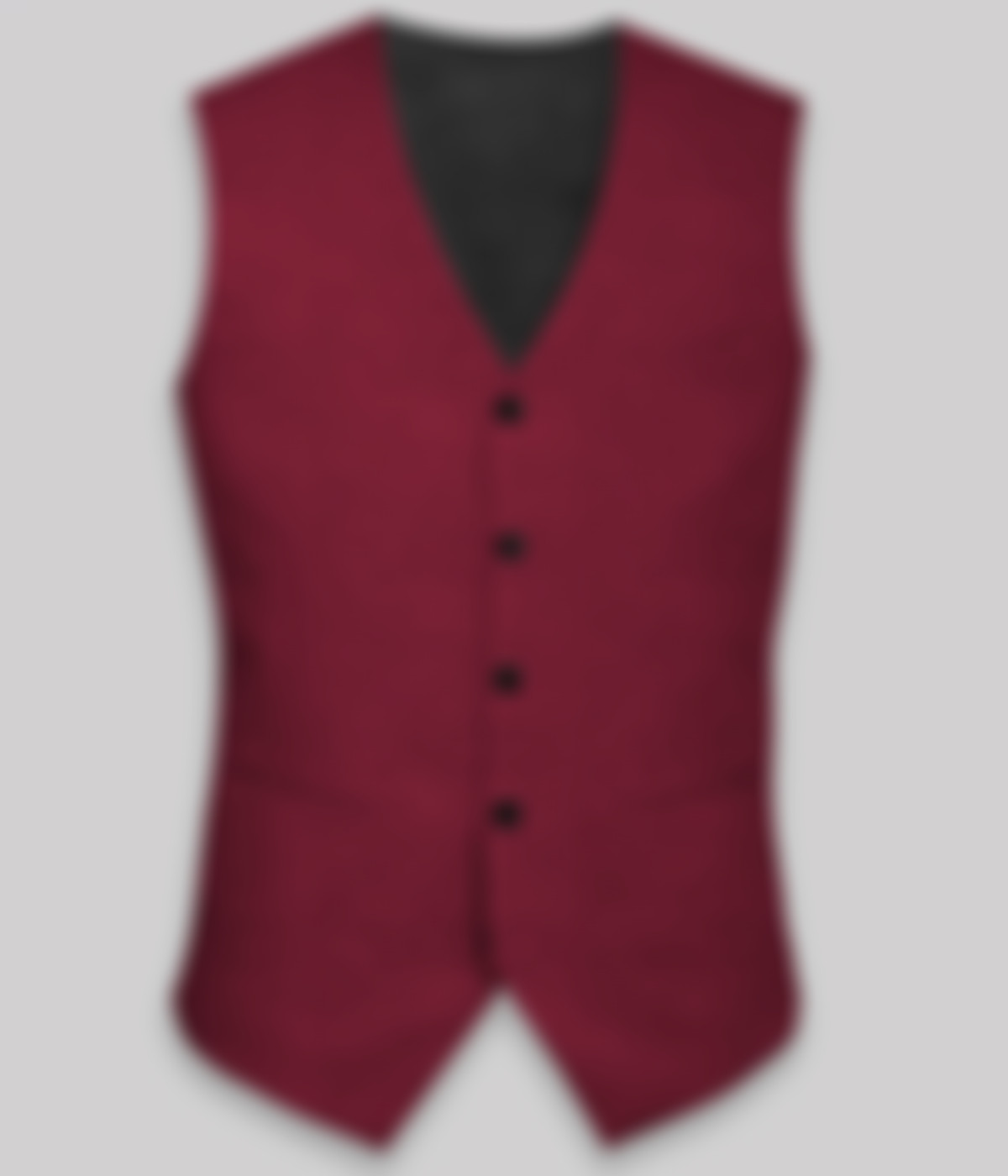 Burgundy Summer Linen Vest-1