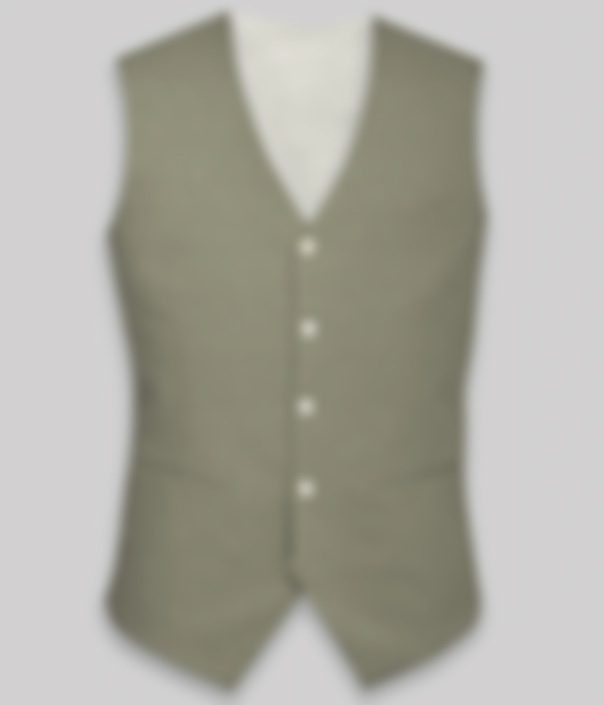 Dusty Sage Green Linen Vest-1