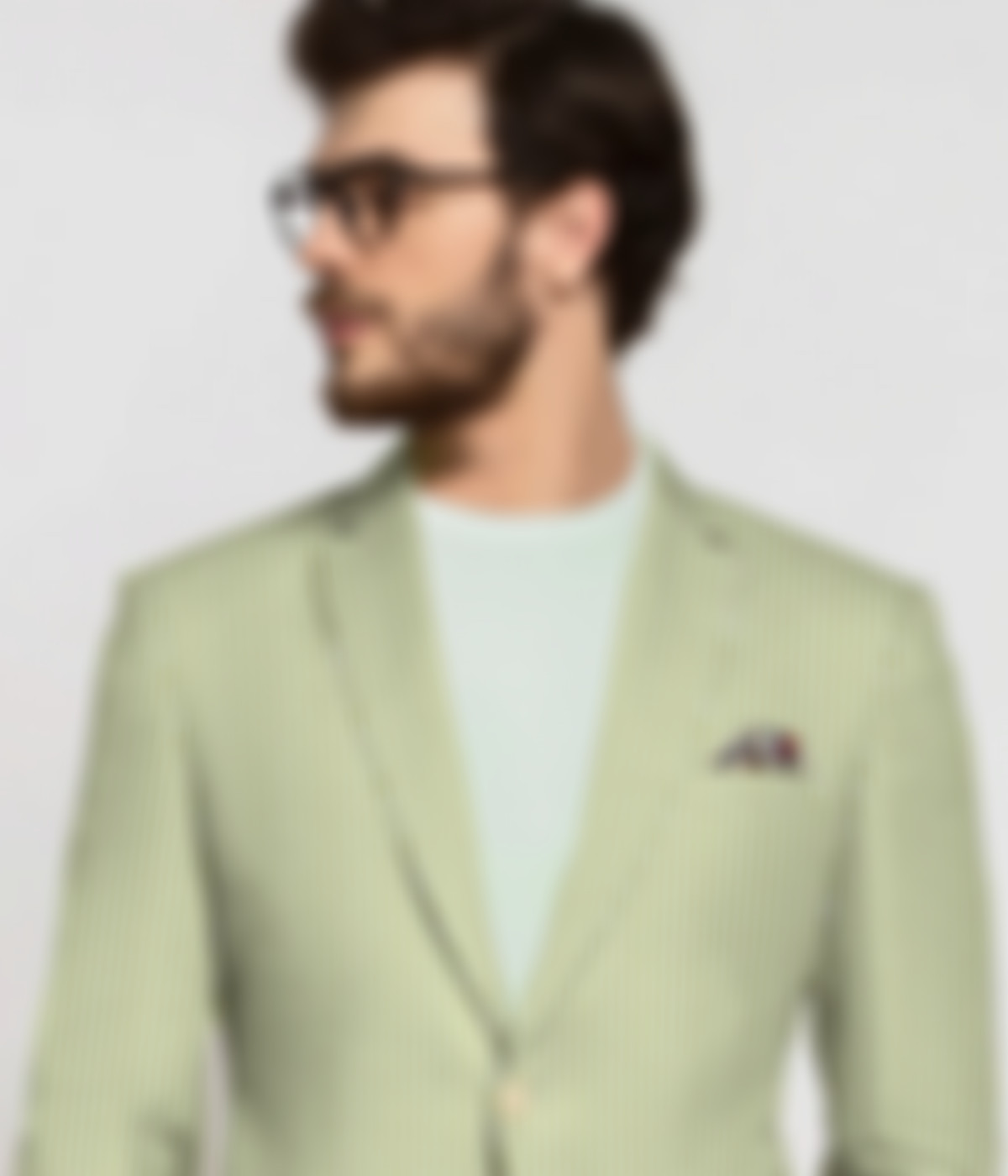 Lime Green Seersucker Cotton Suit-1
